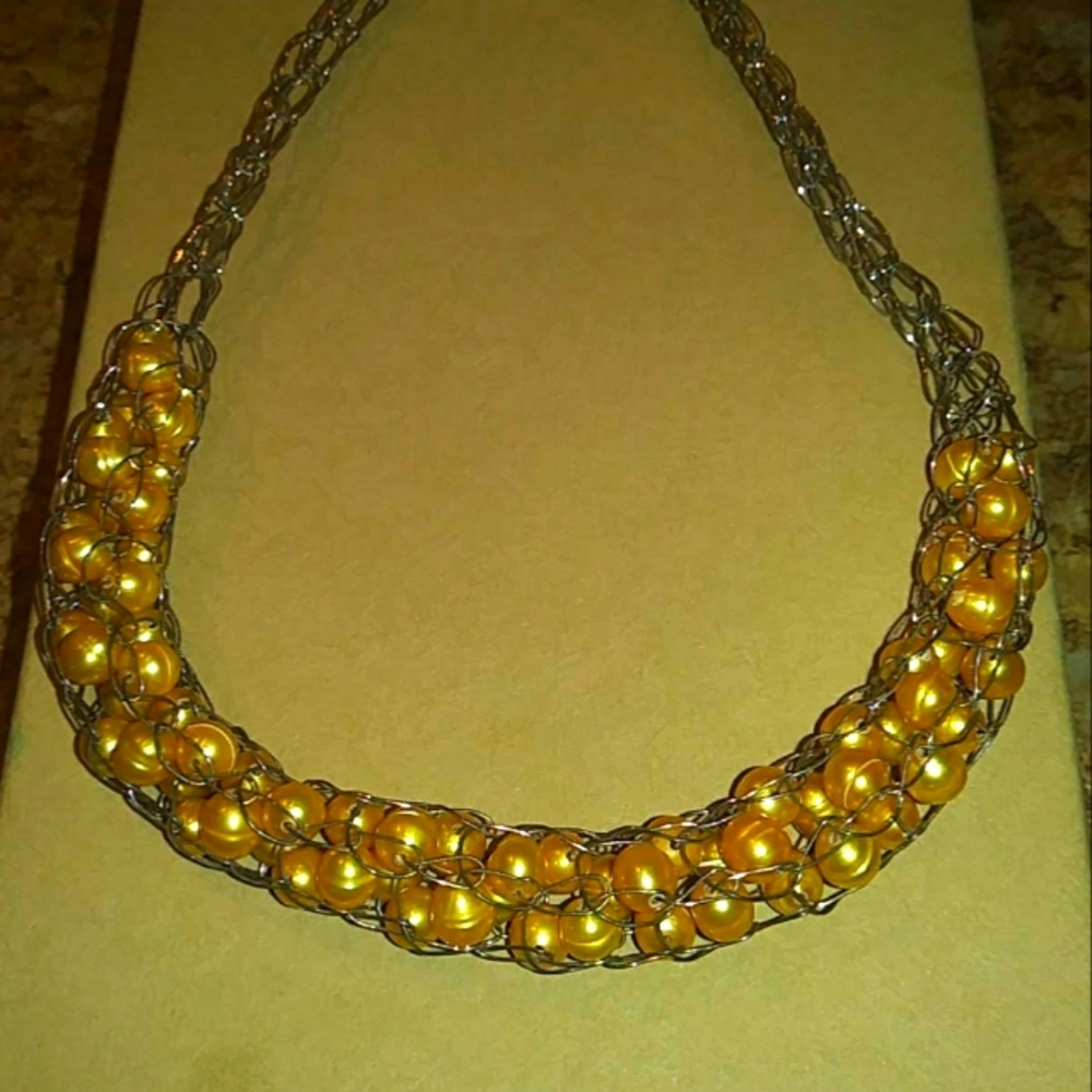 Handmade Pearl Necklace